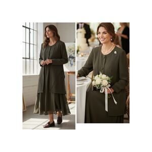 NWT CHRISTIE OF CALIFORNIA 3Pc Set skirts, jacket vest Size 8